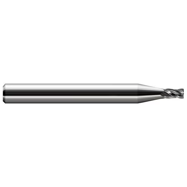 Miniature End Mill-2 Flute-Corner Radius 0.1875
